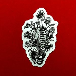 6/$10 Gothic Halloween stickers